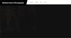 Desktop Screenshot of matthewbaronphotography.com